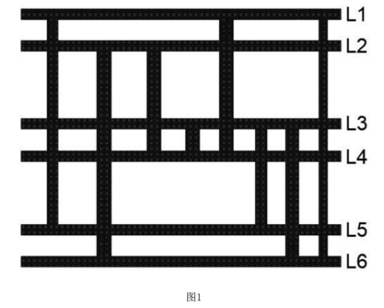 六層軟硬結合板中可設計盲孔、通孔的示意圖